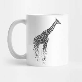 giraffe body illustration Mug
